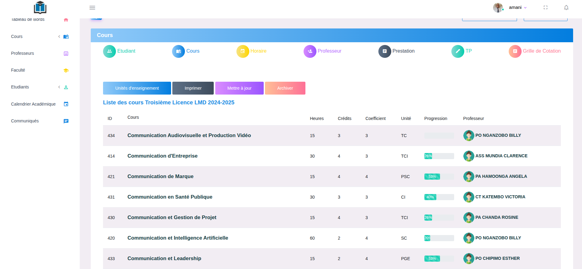 Création de facture